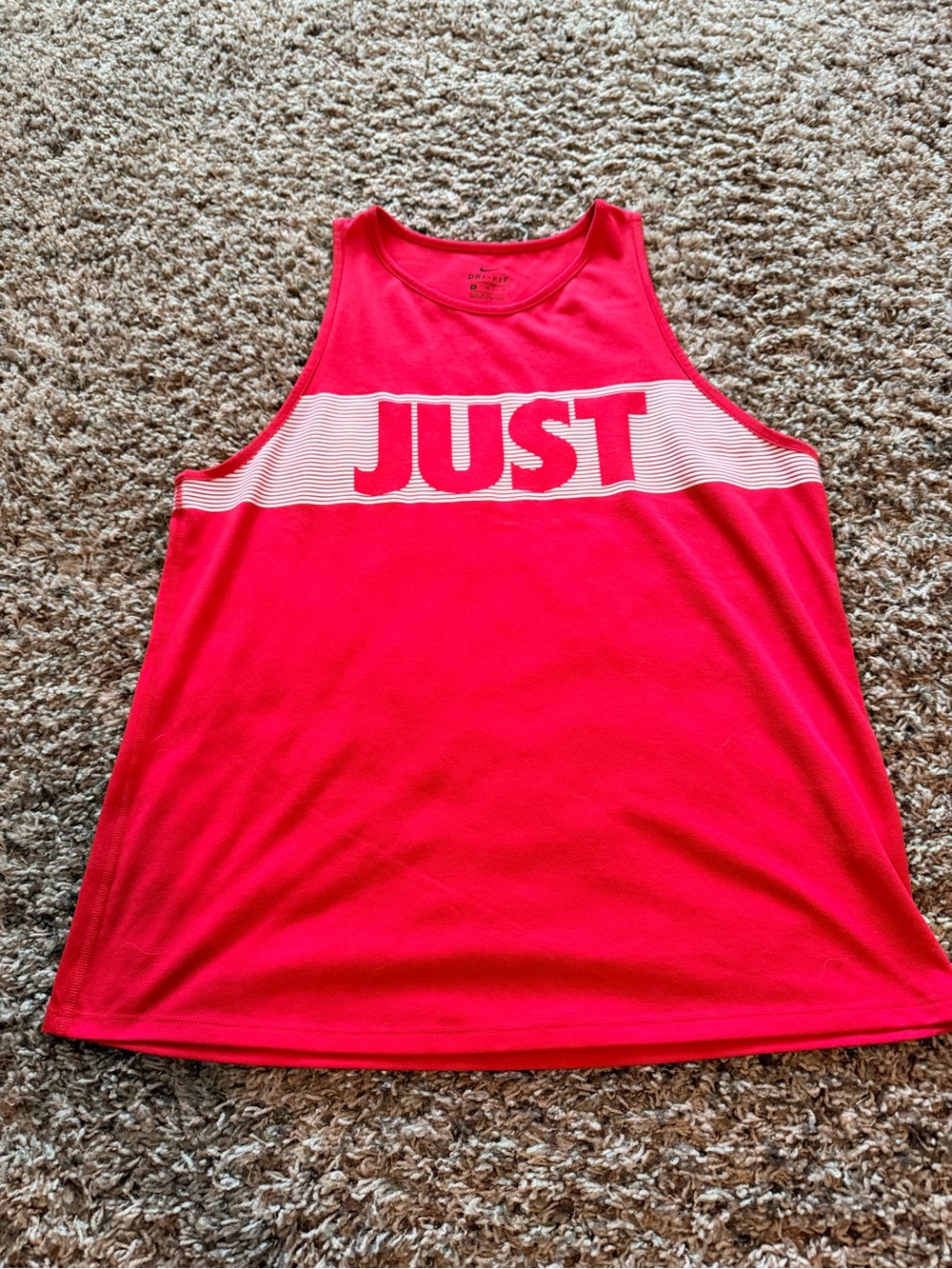 Nike Red Dri-FIT Athletic Tank